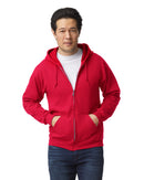 Hoodies zippés 50/50 Coton-polyester 13,3 oz  | Gildan 18600