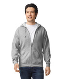 Hoodies zippés 50/50 Coton-polyester 13,3 oz  | Gildan 18600