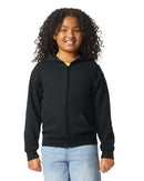 Hoodies zippés pour enfants 50/50 Coton-polyester 13,3 oz | Gildan 18600B