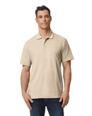 Polo vierge coton mi-lourd 8,7 oz | Gildan 64800