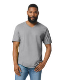 T-shirt à col en V coton doux 7,5 oz | Gildan 64V00