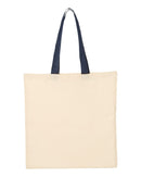Tote Bag Contrast Handles 12L | Q-Tees QTB6000