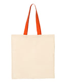 Tote Bag Contrast Handles 12L | Q-Tees QTB6000