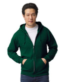 Hoodies zippés vierge 50/50 Coton-polyester 13,3 oz  | Gildan 18600