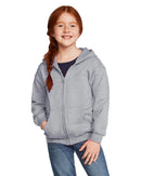 Hoodies zippés pour enfants 50/50 Coton-polyester 13,3 oz | Gildan 18600B