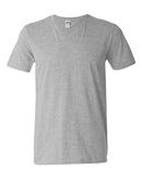 T-shirt vierge à col en V coton doux 7,5 oz | Gildan 64V00