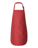 Aprons Mid Length With Pockets | Q-Tees Q4350