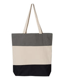 Blank Tri-Colour Tote Bags 11L | Q-Tees Q125900