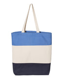 Blank Tri-Colour Tote Bags 11L | Q-Tees Q125900