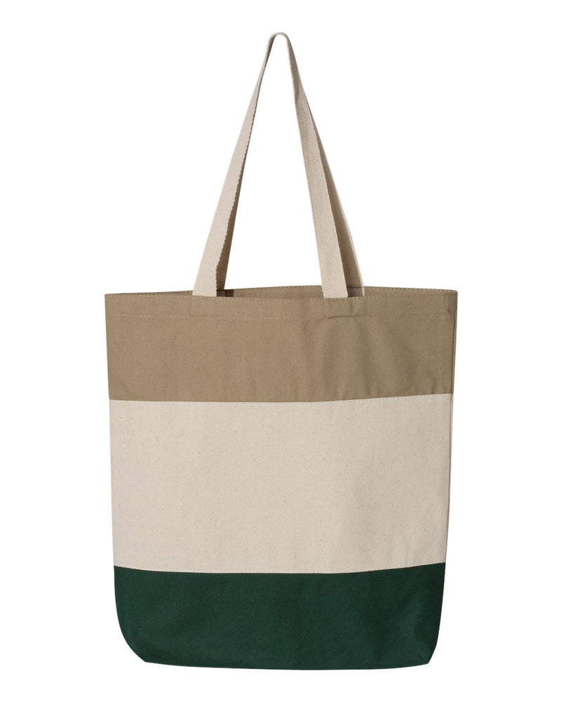 Blank Tri-Colour Tote Bags 11L | Q-Tees Q125900
