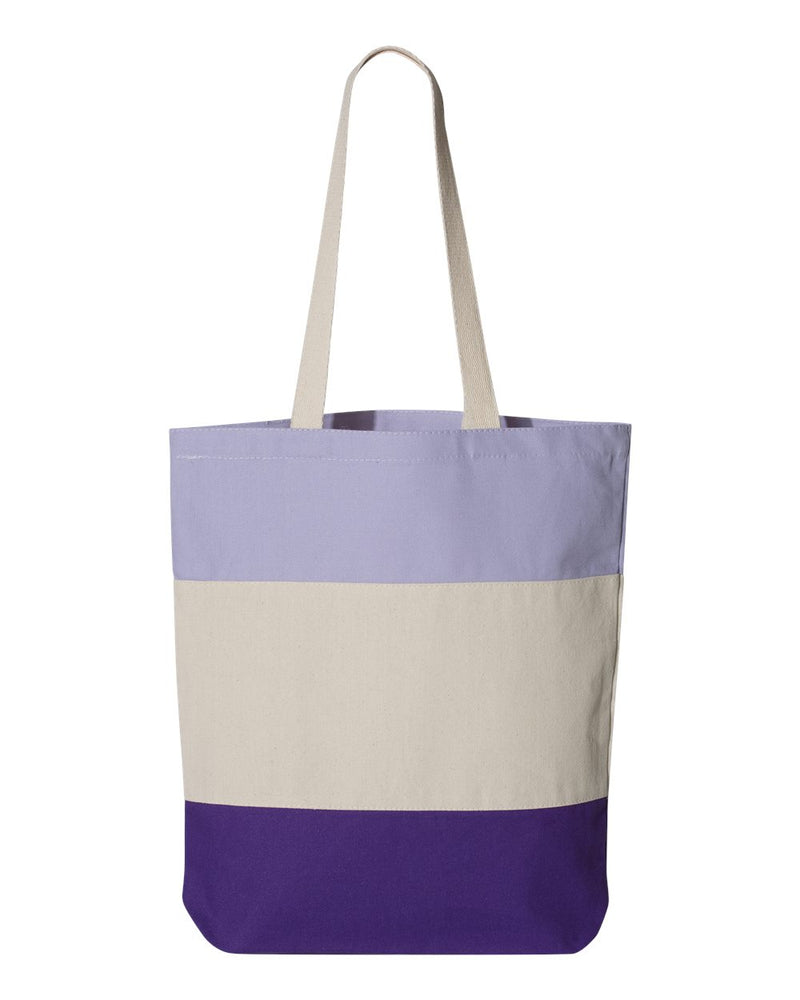 Blank Tri-Colour Tote Bags 11L | Q-Tees Q125900