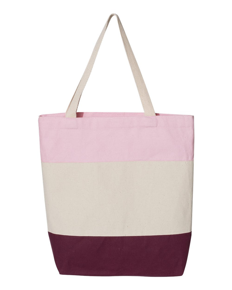 Blank Tri-Colour Tote Bags 11L | Q-Tees Q125900