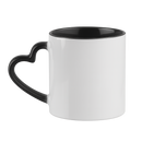 Tasses à poignée en forme de coeur 11oz. | Sublimation