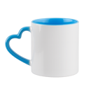 Tasses à poignée en forme de coeur 11oz. | Sublimation